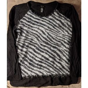 Style & Company Size PL Fuzzy Sweater